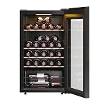Haier HWS34GGH1 Weinklimaschrank 50 SERIE 3 / Für 34 Flaschen/WiFi & hOn-App / 1 Zone/Vibrationsarmer Kompressor/UV-undurchlässige Glastür / 4 Holzablagen/LED-Beleuchtung – Bild 3