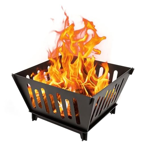 ICokin 17-Inch Portable Fire Pit with Carry Bag|