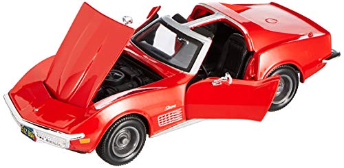 Maisto Chevrolet 1970 Rose Gold Corvette Stringray Police miniatura 3