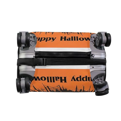 Happy Halloween Luggage Cover for Suitcase, Elastic Travel Protector with Zipper, Washable Anti-Scratch Dustproof Luggage Sleeve Fits 29-32 Inch4