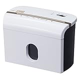 GBC シュレッダー 静音 家庭用 極小細断 マイクロクロスカット 最大細断枚数4枚 連続使用約5分 プラスチックカードも細断可能 ホチキス対応 ダストボックス3L A4/約50枚収容 デスクトップ マイクロカットシュレッダ GSHA22M-WG ホワイト