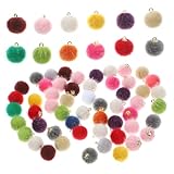 Breloques pompons : le pendentif de boucle d'oreille très créatif et décoratif peut aider à ajouter l'atmosphère de fête, une quantité suffisante peut répondre à vos demandes de quantité, pendentif pompon