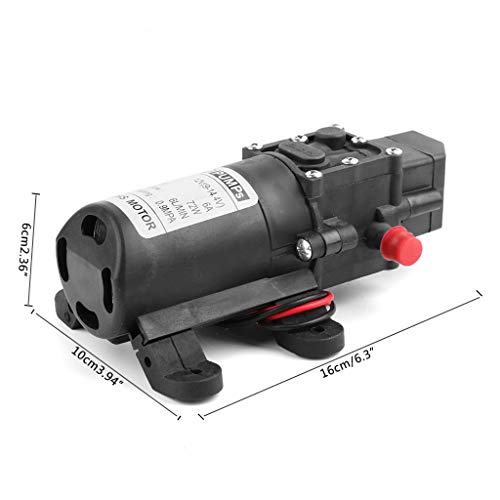 Bomba de agua micro diafragma de 12V y 72W con interruptor automático inteligente 8