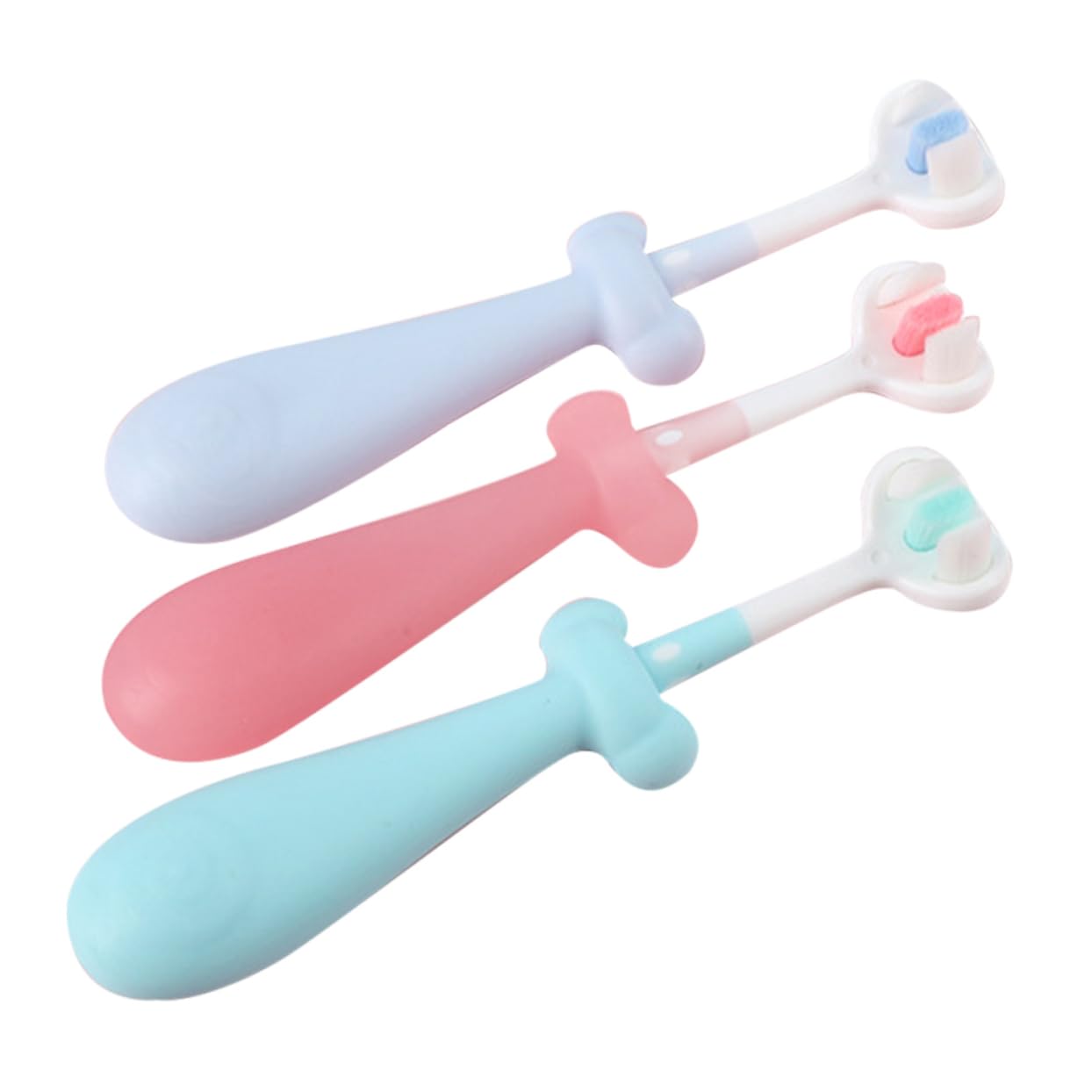 15piezas Cepillos De Dientes Infantiles Cerdas Suaves Diseño Antideslizante y Atractivo Para Niño Niña Cepillo De Dientes Para Bebés y Niño Niña Para Cuidado Oral Diario