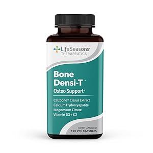 Life Seasons – Bone Densi-T – Osteo Support Formula, Easy to Absorb, Supports Bone Density and Strength – Contains Vitamin D, Vitamin A and Calcium – 120 Capsules
