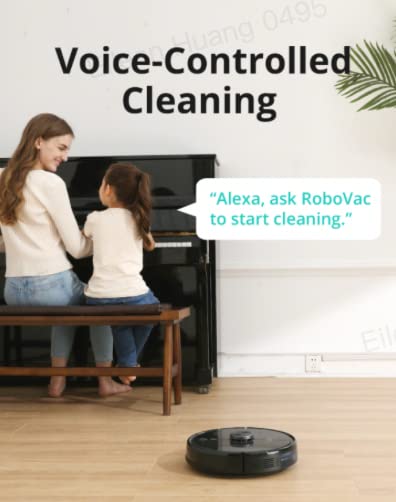 eufy RoboVac LR30 Hybrid+ robotstofzuiger en dweil, zelf-legend, capaciteit 60 dagen, iPath Laser Navigation, 3000Pa-zuigkracht, onthoudt meerdere etages, geavanceerde app-bediening, werkt met Alexa - Image 7