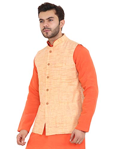 Image of LATEST CHIKAN Men's Textured Nehru Jacket