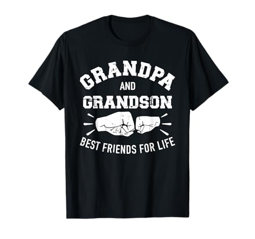 Grandpa and Grandson Friends for Life T-Shirt