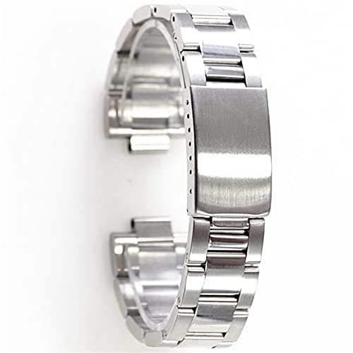 Bracelet montre acier inoxydable massif 20mm 19mm sans espace - 3