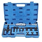 FreeTec 12tlg Innenlager Abzieher Set, 8-32mm Innenabzieher Lager, Grundloch Lagerabzieher Innenlager Auszieher Werkzeug, Kugellager Abzieher Innen Klein mit Gleithammer für Motorrad AVT Dirt Bike