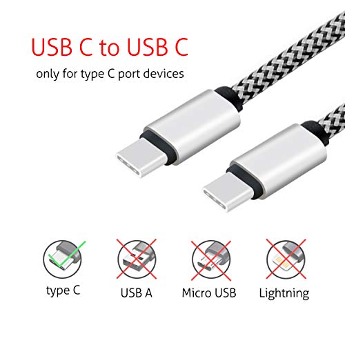Ailun Usb C To Usb C Cable 10Ft 3Pack High Durability 60W 3A Usb Type C Devices Charging For Galaxy S22,S22+,S22Ultra,S21,S20, S20+ S20Ultra S10 Huawei Matebook Macbook Ipad Pro 2018 And More #TOP4