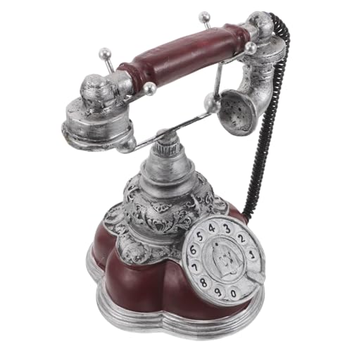Téléphone Vintage Résine Haute Qualité Décoration Intérieure Rétro Haut de Gamme