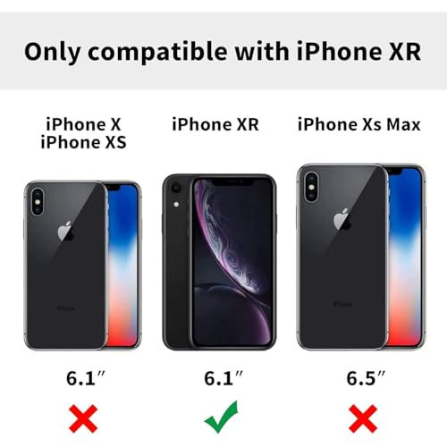 Image of Luxury Paper Thin Back Case Cover for iPhone XR | Matte Finish | Compatible with magsafe | (Black)