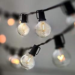 Lampat String Lights, LED 25Ft G40 Globe String Lights with