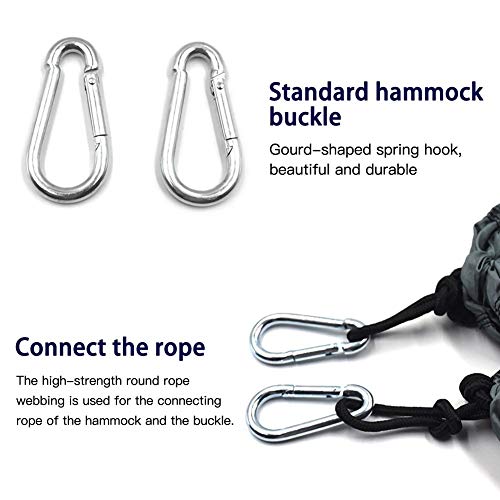Hamac de camping extérieur TILEZE lit suspendu nylon 210T - 4