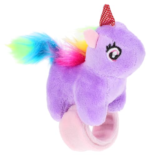 Abaodam Unicorn Animal Slap Bracelet Plush, Soft Stuffed Bunny Toy for Kids Deal