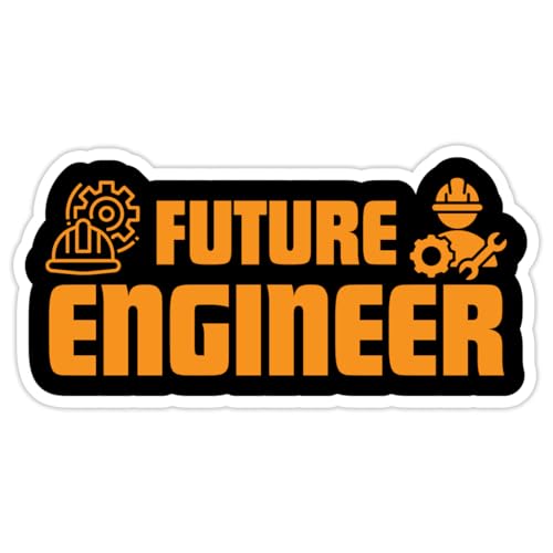 Future Engineer 5 Inch Sticker Funny Engineering Student Vinyl Decal Waterproof Engineer Humor...