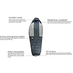 Multi Down Mummy Sleeping Bag (-10F Blue / 10F / Red / 30F Yellow) with Compression Stuff Sack and Storage Mesh Sack - Image 3