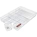 Produktbild Hausfelder ORDNUNGSLIEBE Schubladen Organizer Ordnungssystem - Aufbewahrung für Küche Büro Schminktisch Kosmetik, variabel und transparent aus Kunststoff (10-teilig inkl. Verbinder)