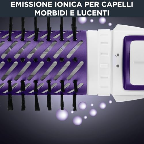Rowenta CF9530 Brush Activ Volume&Shine Spazzola Rotante e Asciugante per Volume, 1000 W, per Capelli Corti e Lunghi, Styler con 2 Spazzole in Ceramica, Doppio Generatore di Ioni per Capelli Lucenti - 3