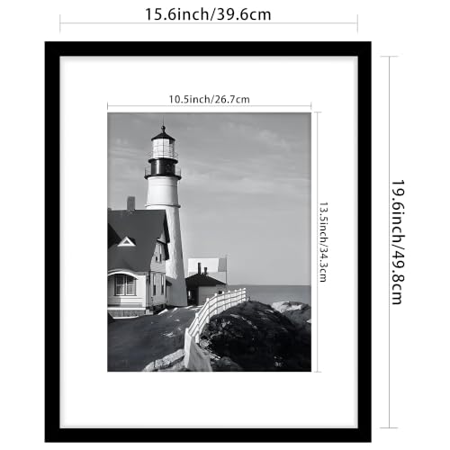 Image of Picrit 16x20 Black Picture Frame, Poster Frame for Wall, 3 Pack