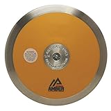 Amber Fight Gear Ultimate Discus IAAF Certified Advanced Training Throwing Implement for Enhanced Aerodynamics, Sturdy Construction, and Optimal Design, 1kg