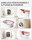 PETKIT Katzentoilettenbeutel mit Zugbändern, Beutel für Katzentoilette für Pura MAX 2 und Pura X,Kratzfest für Haustier Katze Hunde Hundekot Katzenstreu 5 Rollen*20 (100 Stück)