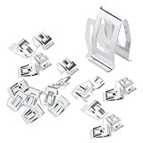 20 Pcs Universal Dashboard Trim Clips, Waterproof Trim Metal Rustproof Fixing Fast Wire Clip Base, Metal Trim Retainer, Car Console Fastener, Repair Replacement Parts