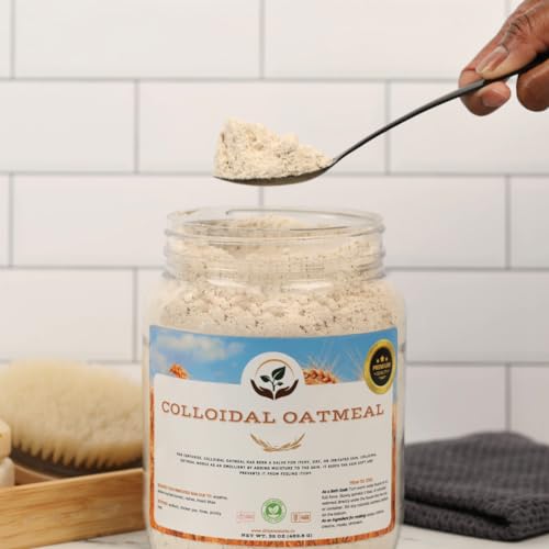 Image of Dirty Treasures Colloidal Oatmeal Bath | Eczema & Itchy Skin Relief | Baby-Safe, 100% Natural, Fragrance-Free | 2 lb (32oz)
