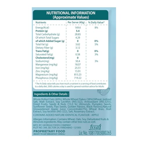 Image of Zerobeli Sugar Free Jowar Atta Biscuit 325g And Crunchy 0% Added Sugar Muesli 425g Combo | Zero Sugar No Maida Healthy High Fiber Digestive Millet Cookies With Sugar Free Cereal | 100% Wholegrain Healthy and Quick Breakfast