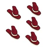 Healeved 5 Pares de zapatilla zapatos para el hogar zapatillas suaves almohadillas para pies almohadillas pies cálidas de bricolaje accesorios para zapatillas oxford