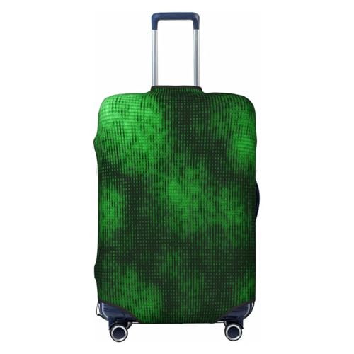 Big Data Green Data Luggage Cover for Suitcase, Suitcase Cover Protector Fit 18-21 Inch Luggage Travel Accessories, S