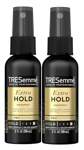 TRESemm Tres Two Extra Hold Non-Aerosol Hairspray Strong Hold & Frizz Control 2 oz Travel Size (Pack of 2)
