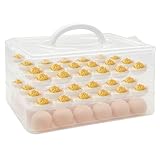 Cmaqpw 3 Layer Deviled Egg Containers with Lid,Portable Deviled...