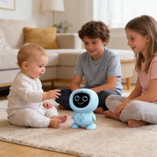 Robot para asistente inteligente para solucionar el aburrimiento con chat de voz interactivo portátil 2