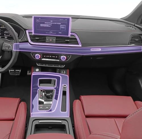 Film de protection TPU évite rayures console centrale Audi Q5 écran LCD FOEBE
