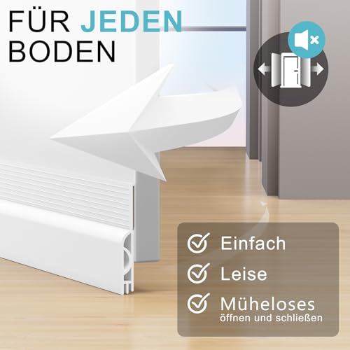 Joint de porte en silicone blanc haute densité pour isolation 2 m - 4