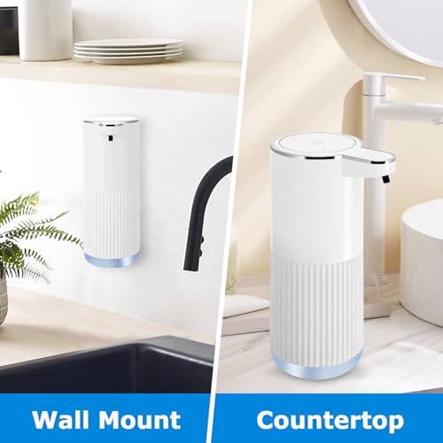 Image of 2Pack Automatic Soap Dispenser,Automatic Touchless Hand Soap Dispenser, Upgrade 4-Level AdjustableWaterproof Wall Mount Kitchen Auto SoapPump for Thin & Thick Liquid
