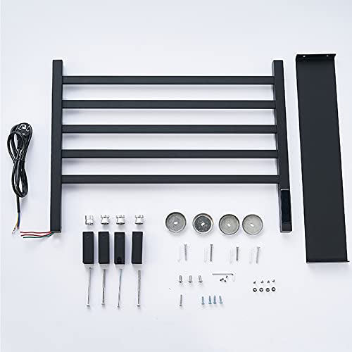 Chauffe-serviettes électrique en acier inoxydable au design épuré et commandes tactiles - 6