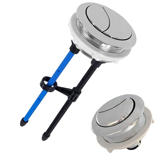 Botón de descarga de inodoro de 58 mm: arregle su cisterna con este pulsador doble ajustable 2