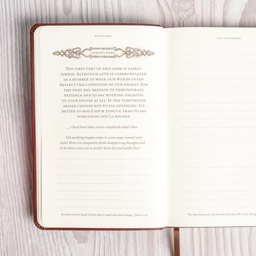Image of The Love Dare, LeatherTouch: A 40-Day Challenge for Husbands and Wives to Understand and Practice Unconditional Love - Includes Free Online Marriage Evaluation