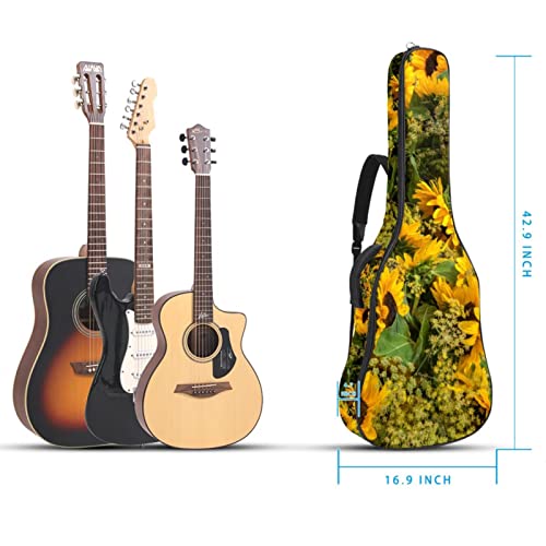 Fall Pumpkin Housse de guitare pleine taille rembourrée avec sac à dos de protection pour guitare acoustique classique… - Les Beatles, Paul McCartney, John Lennon, RIngo Starr, George Harrison Fall Pumpkin Housse de guitare pleine taille rembourrée avec sac à dos de protection pour guitare acoustique classique… – Image 6