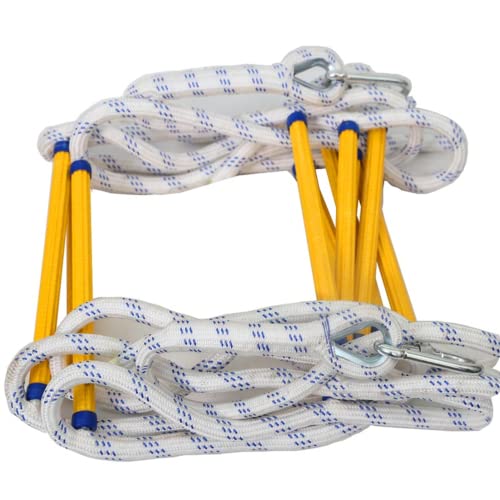 Échelle de corde nylon 450 kg évacuation intérieure extérieure 10 m