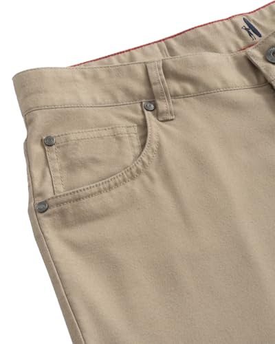 johnnie-O Men's London Brushed Twill Flannel Pant 38 X 34 Khaki2