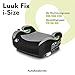LIONELO LUUK FIX i-Size Kindersitzerhöhung mit ISOFIX, von 22 bis 36 kg/ 125 – 150 cm, Gruppe 2 und 3, Bequeme Armlehne und Sitz, Abnehmbarer Bezug