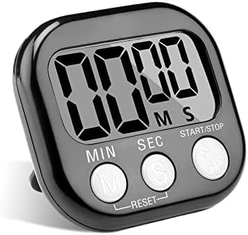 Minute Cooking Timer,Kitchen Countdown Timer,Stop Watch Magnetic Timer With Loud Alarm Big Digital for Cooking Boiling Eggs Children Shower Toothbrush Bathroom Kids Teacher Gym Classroom