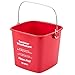 KLEEN-PAIL 3 QUART REDBUCKET 12/CASE