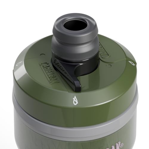 Image of CamelBak Podium Chill Insulated 21oz Bike Water Bottle - Easy Squeeze Bottle - Fits Most Bike Cages, Deep Fern