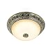 Produktbild Led Flur Deckenleuchte Schwarz Retro Lichter Glaslampenschirm Korridor Deckenleuchte Einbau ip44 Badezimmer Decke Beleuchtung Industrie-Wandleuchte Kücheninsel Industrial Light Fitting, oslash; 27cm l