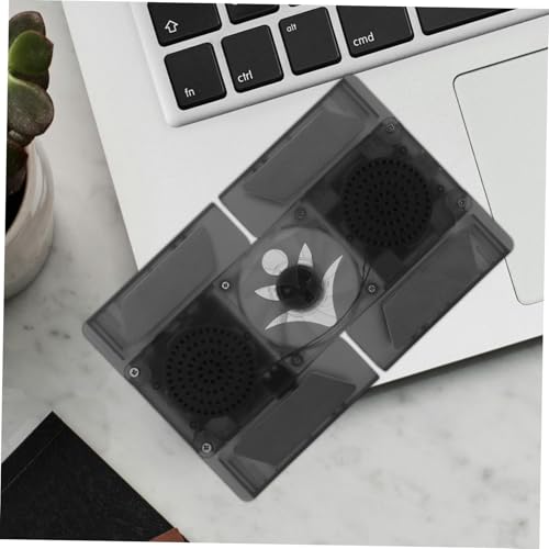 Base plegable para laptop con ventilador LED miniatura 4